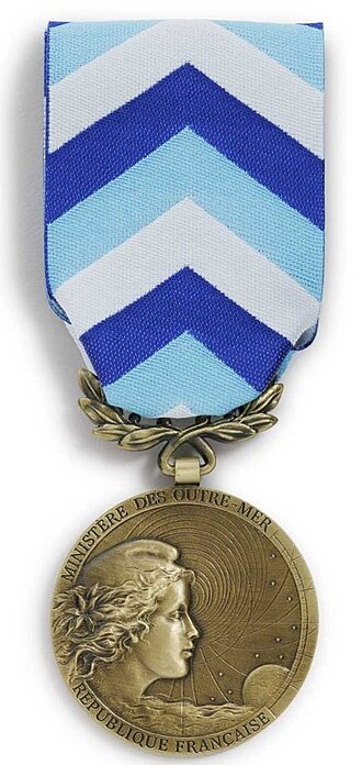 Médaille d'honneur de l'engagement ultramarin - Bronze